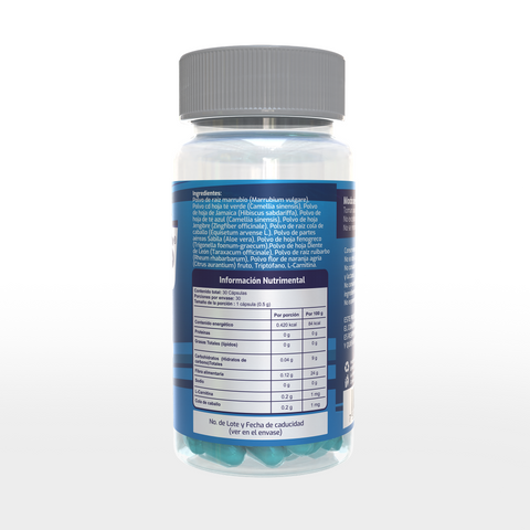 BYPASS AZUL BPRI C/30 CAPSULAS DE 500 MG C/U