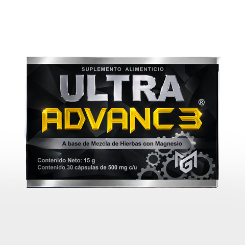 ULTRA ADVANC3 NEGRO MG C/30 CAP DE 500 MG