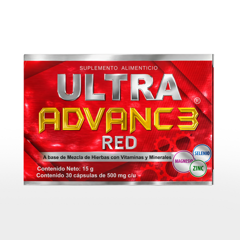 ULTRA ADVANC3 ROJO C/30 CAPS